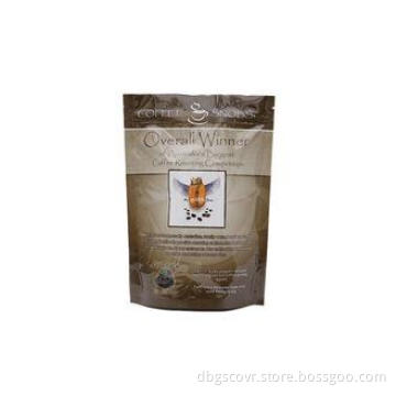 Moisture Proof Zipper Coffee Bags / Pouch With Degassing Va